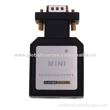 Mini HD fury HDMI to VGA + YPbPr + Audio Adapter